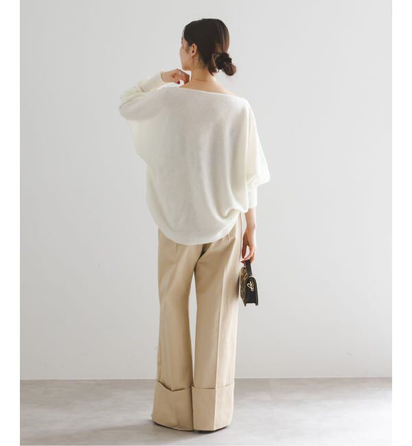 NOBLE「《WEB・一部店舗限定追加2》ファインウールドルマンプルオーバー」|ニット・セーター|