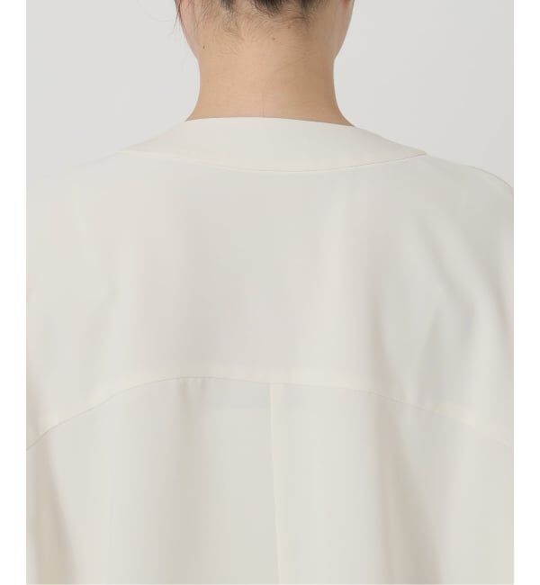 NOBLE「《追加》エステルダブルクロスカーデブラウス3」|シャツ・ブラウス|