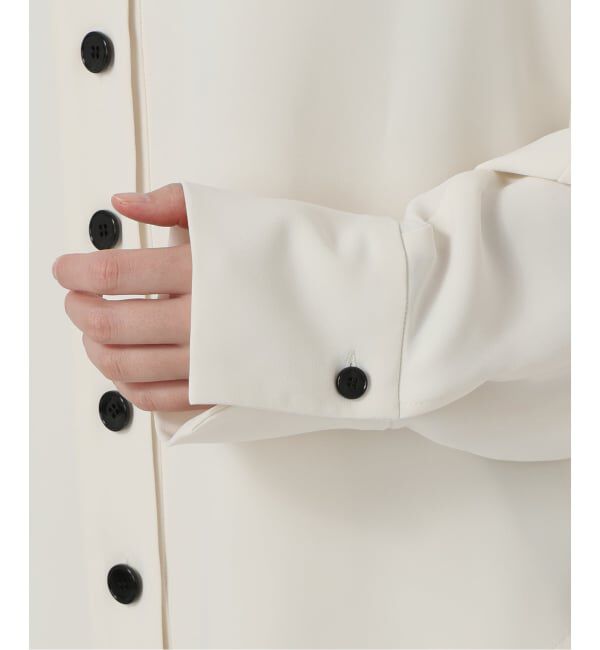 NOBLE「《追加》エステルダブルクロスカーデブラウス3」|シャツ・ブラウス|