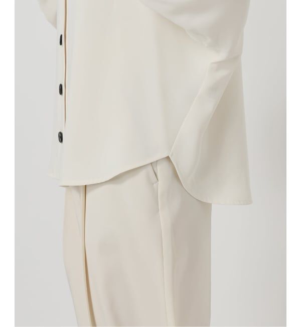 NOBLE「《追加》エステルダブルクロスカーデブラウス3」|シャツ・ブラウス|