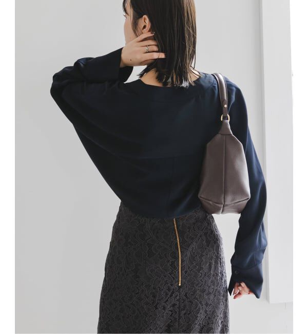 NOBLE「《追加》エステルダブルクロスカーデブラウス3」|シャツ・ブラウス|