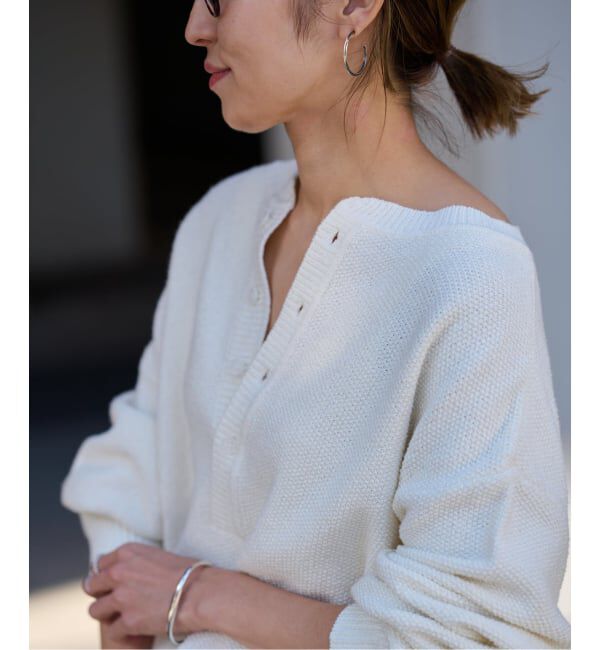 FRAMeWORK「≪追加≫カノコ2WAYヘンリーニット 2」|ニット・セーター|