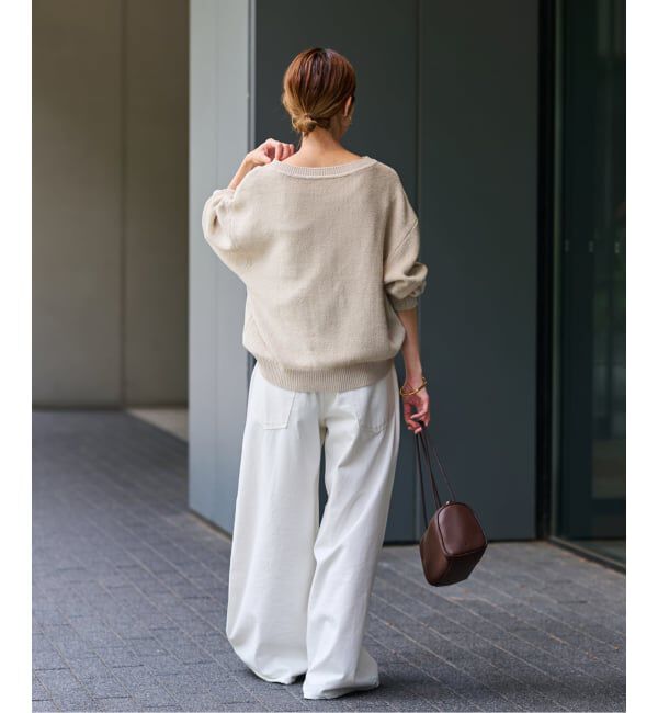 FRAMeWORK「≪追加≫カノコ2WAYヘンリーニット 2」|ニット・セーター|