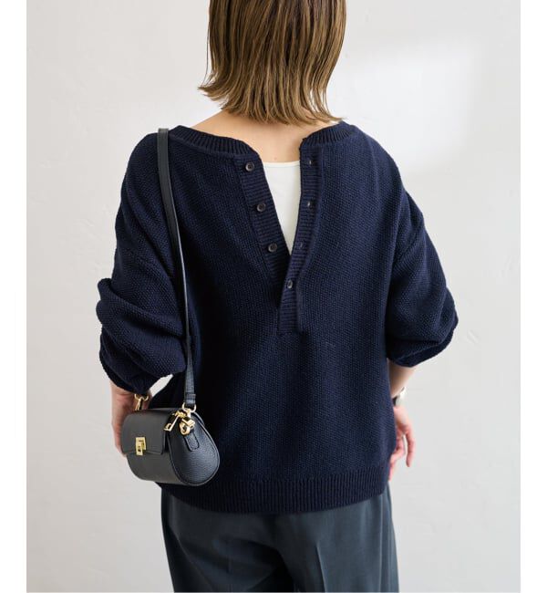 FRAMeWORK「≪追加≫カノコ2WAYヘンリーニット 2」|ニット・セーター|