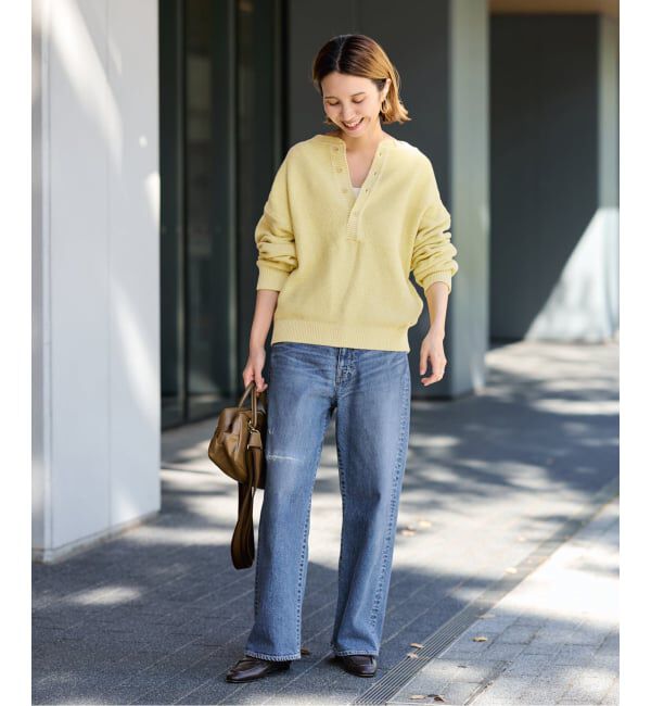 FRAMeWORK「≪追加≫カノコ2WAYヘンリーニット 2」|ニット・セーター|