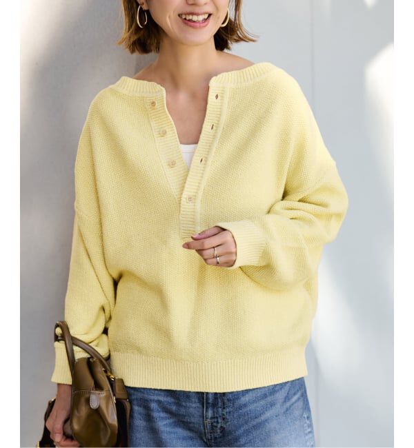 FRAMeWORK「≪追加≫カノコ2WAYヘンリーニット 2」|ニット・セーター|