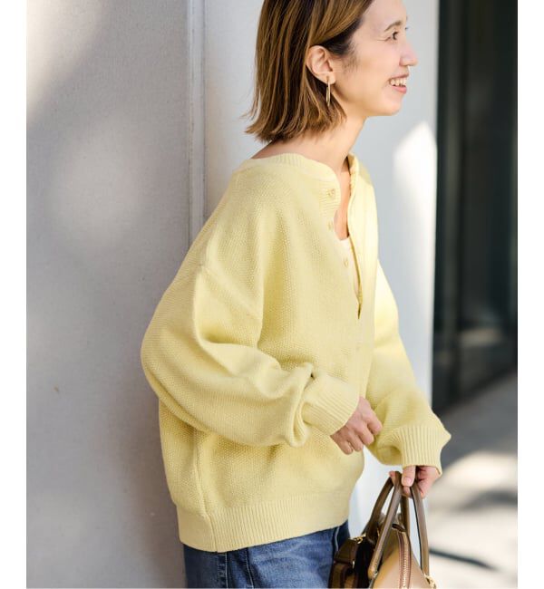 FRAMeWORK「≪追加≫カノコ2WAYヘンリーニット 2」|ニット・セーター|