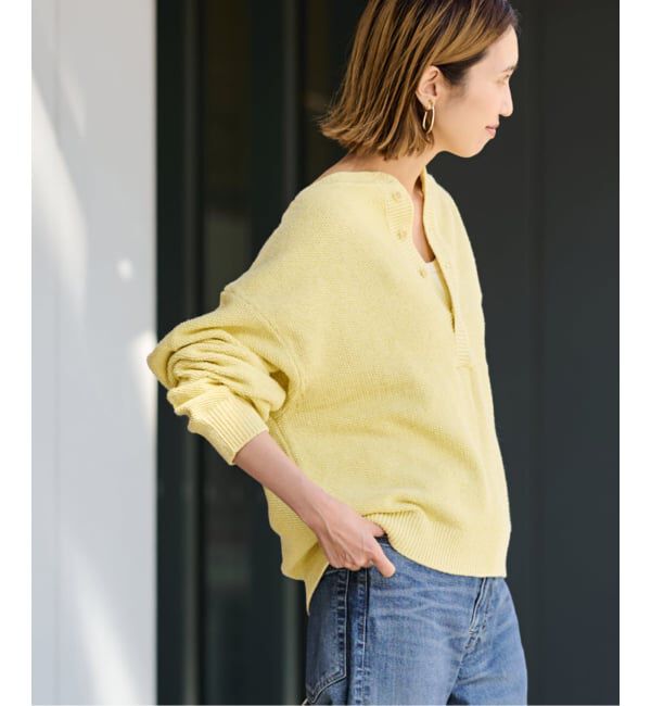 FRAMeWORK「≪追加≫カノコ2WAYヘンリーニット 2」|ニット・セーター|