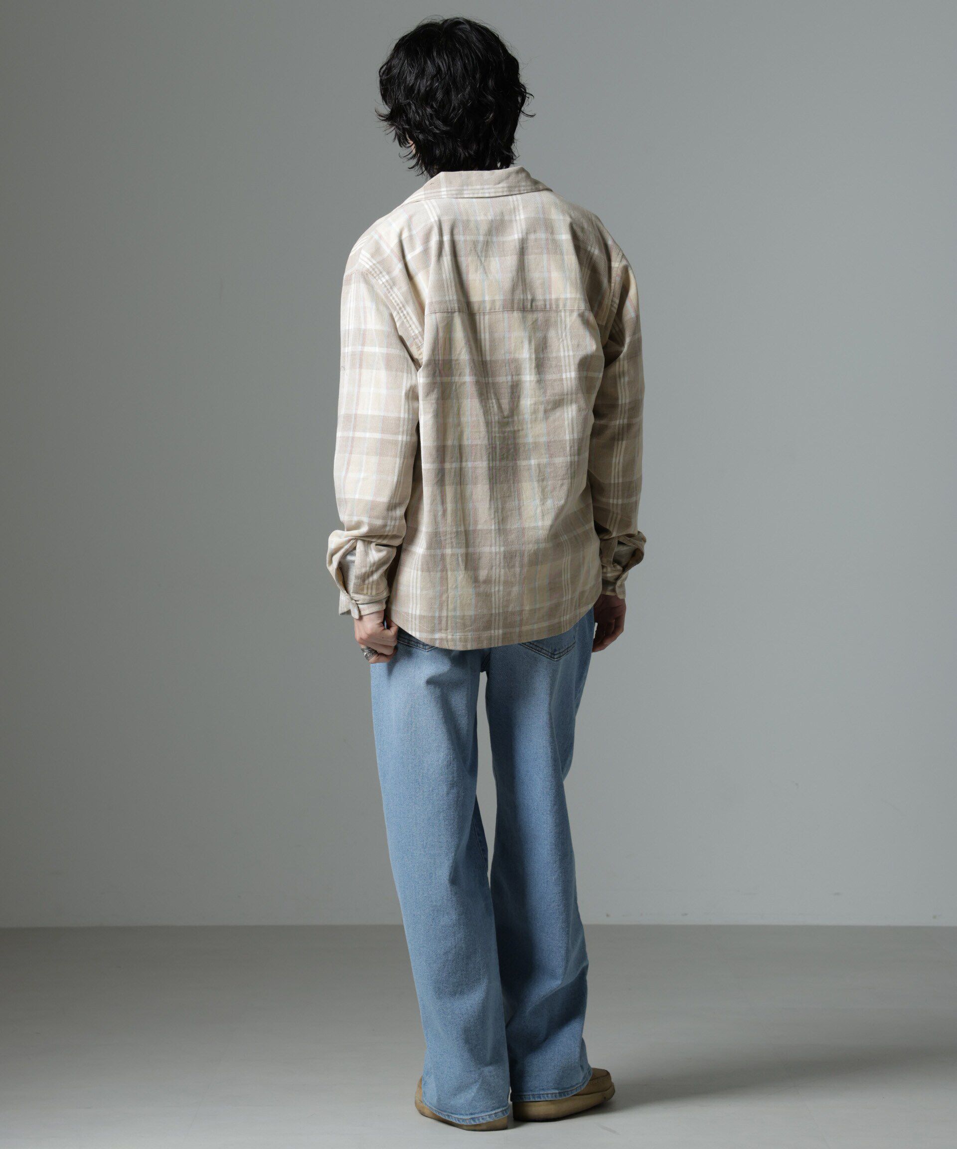 nano･universe「チェックシャツコール」|シャツ・ブラウス|