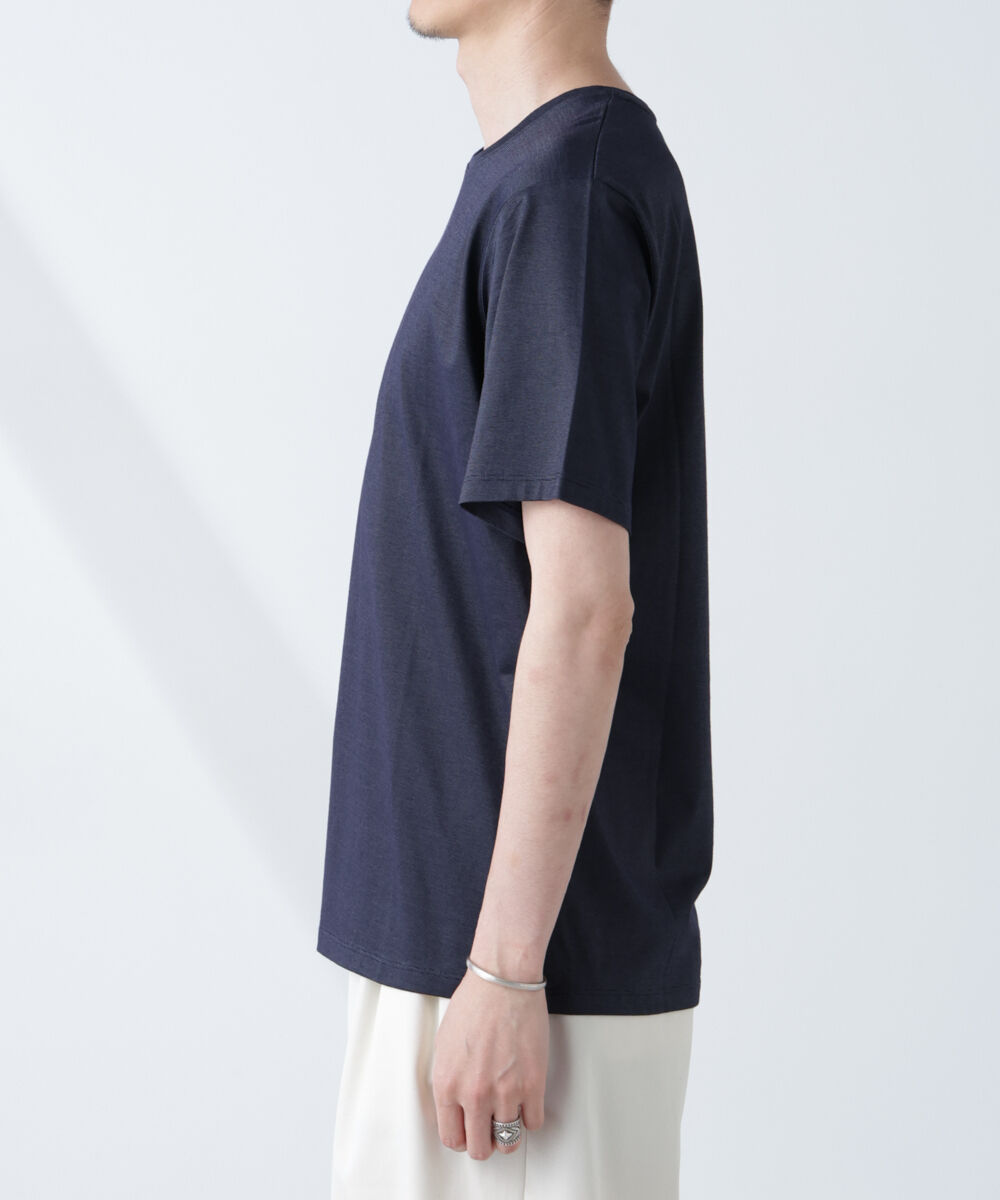 nano･universe「ソラーロライトストレッチクルーネックTシャツ(セットアップ可)」|Tシャツ・カットソー|