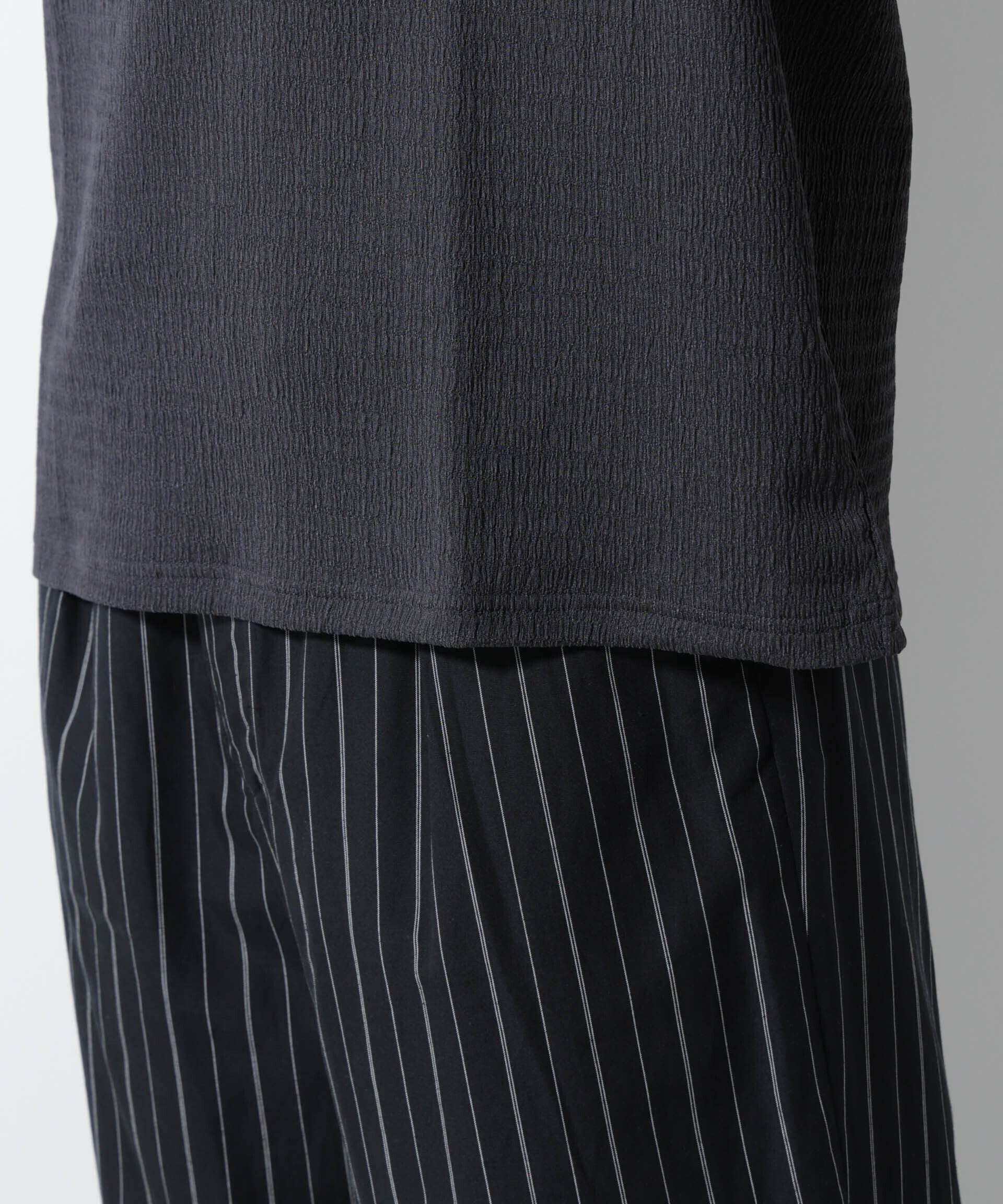 nano･universe「楊柳プリントTシャツ 半袖」|Tシャツ・カットソー|