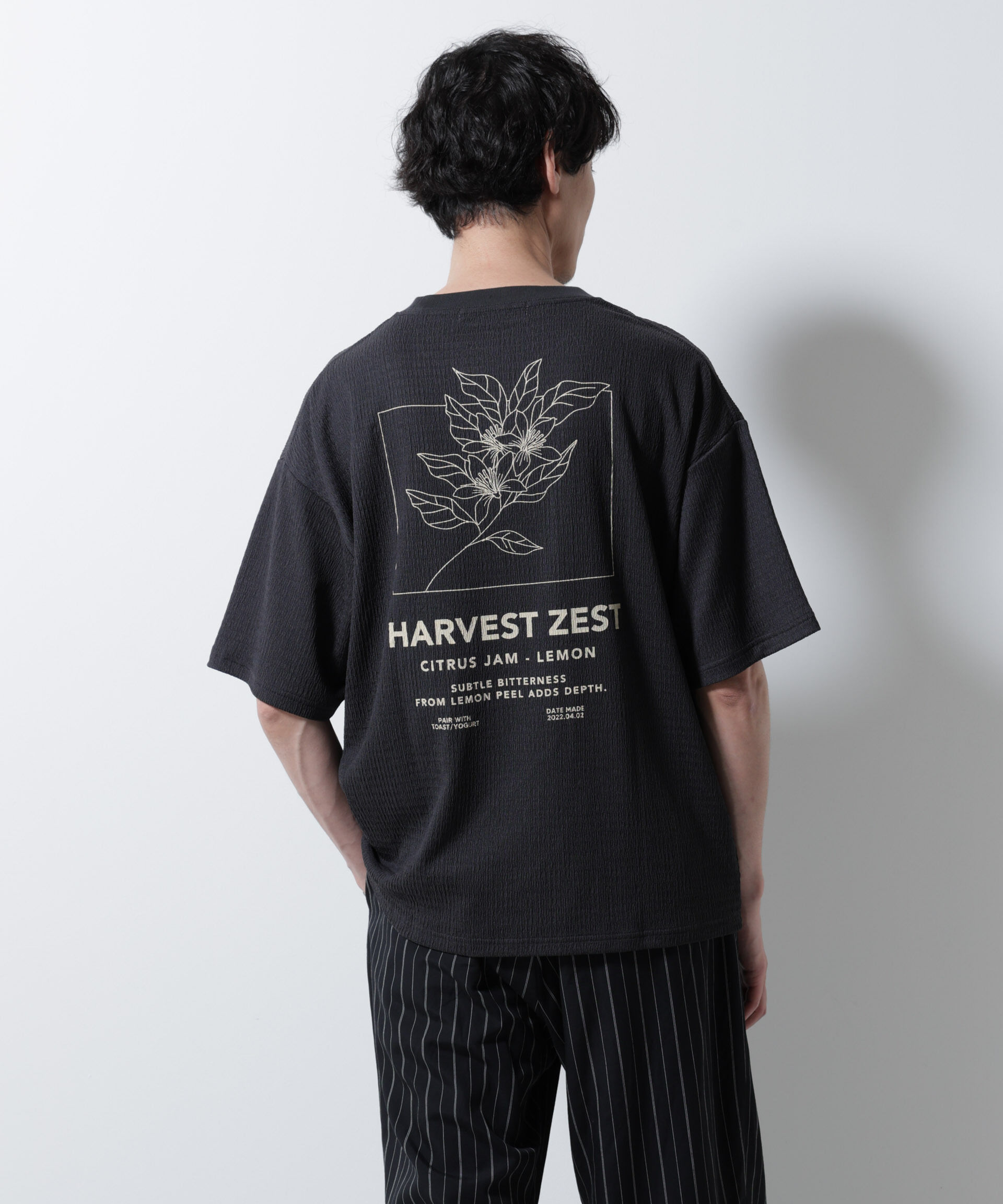 nano･universe「楊柳プリントTシャツ 半袖」|Tシャツ・カットソー|