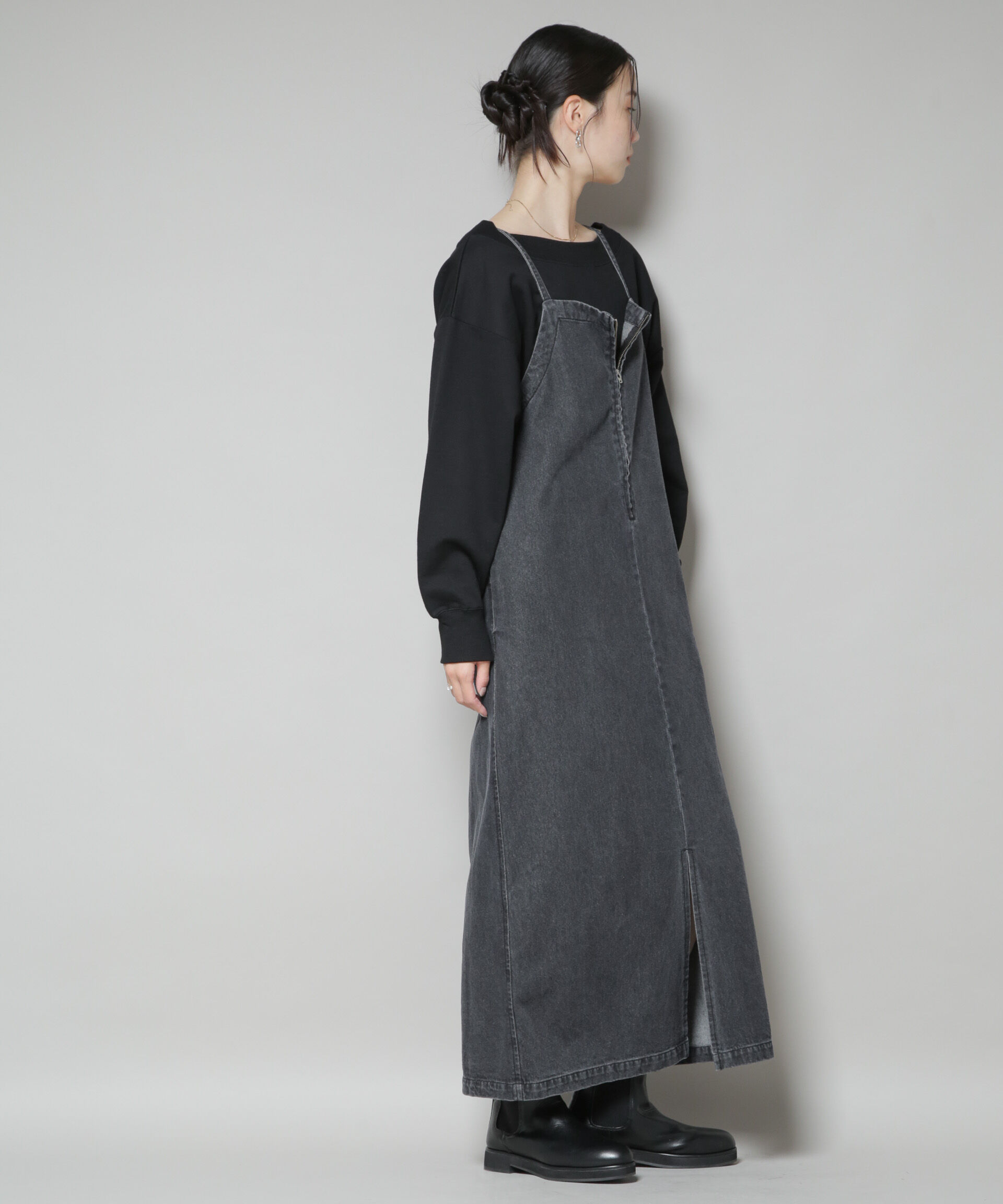 nano･universe「ワイドボートネックスウェットトップス」|Tシャツ・カットソー|