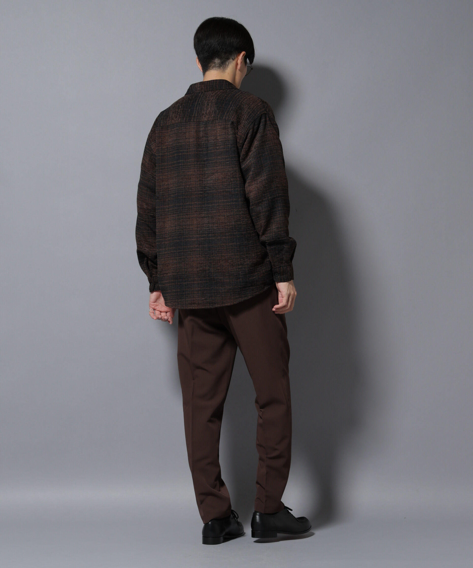 nano･universe「モールチェックシャツ 長袖」|シャツ・ブラウス|