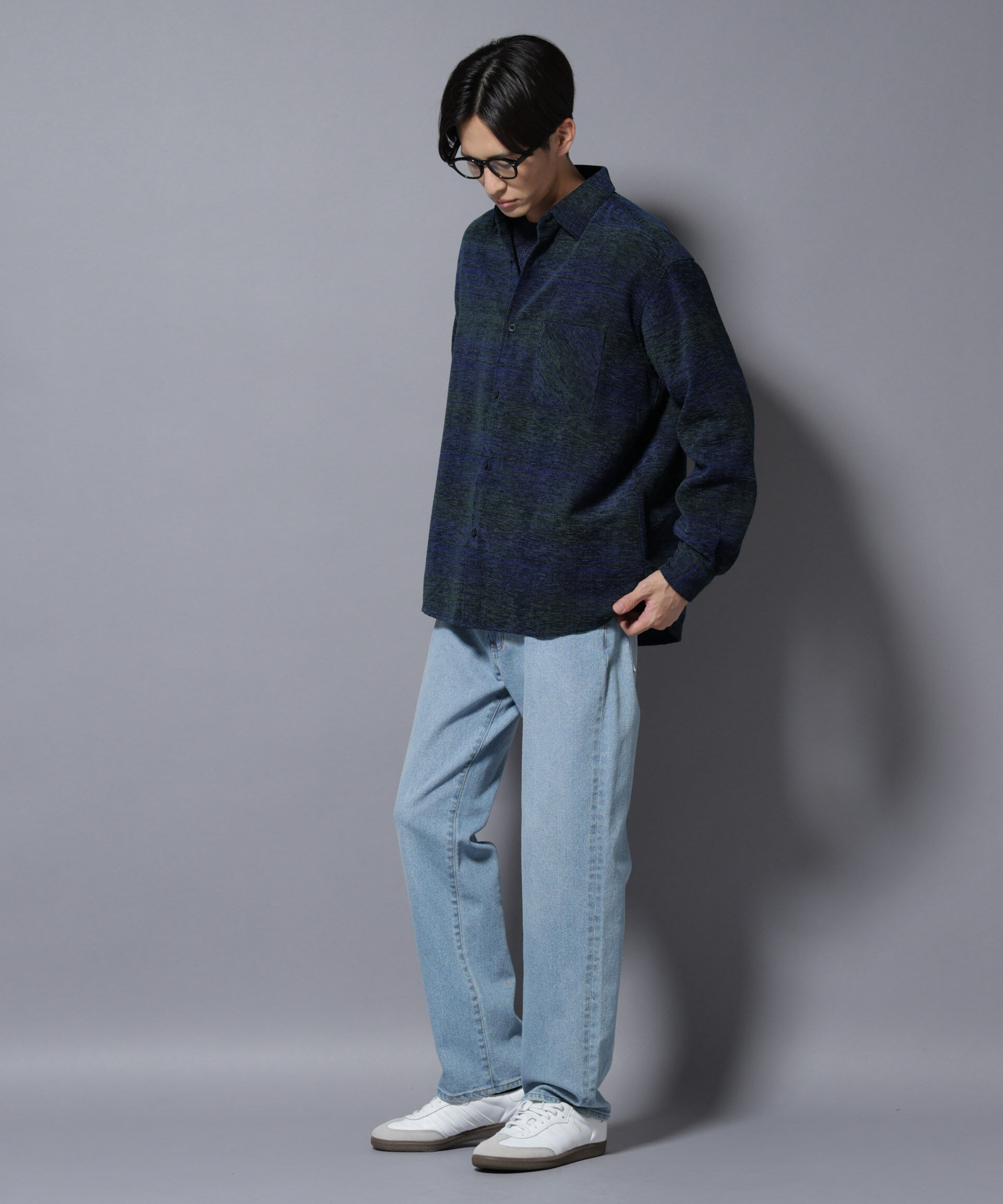 nano･universe「モールチェックシャツ 長袖」|シャツ・ブラウス|