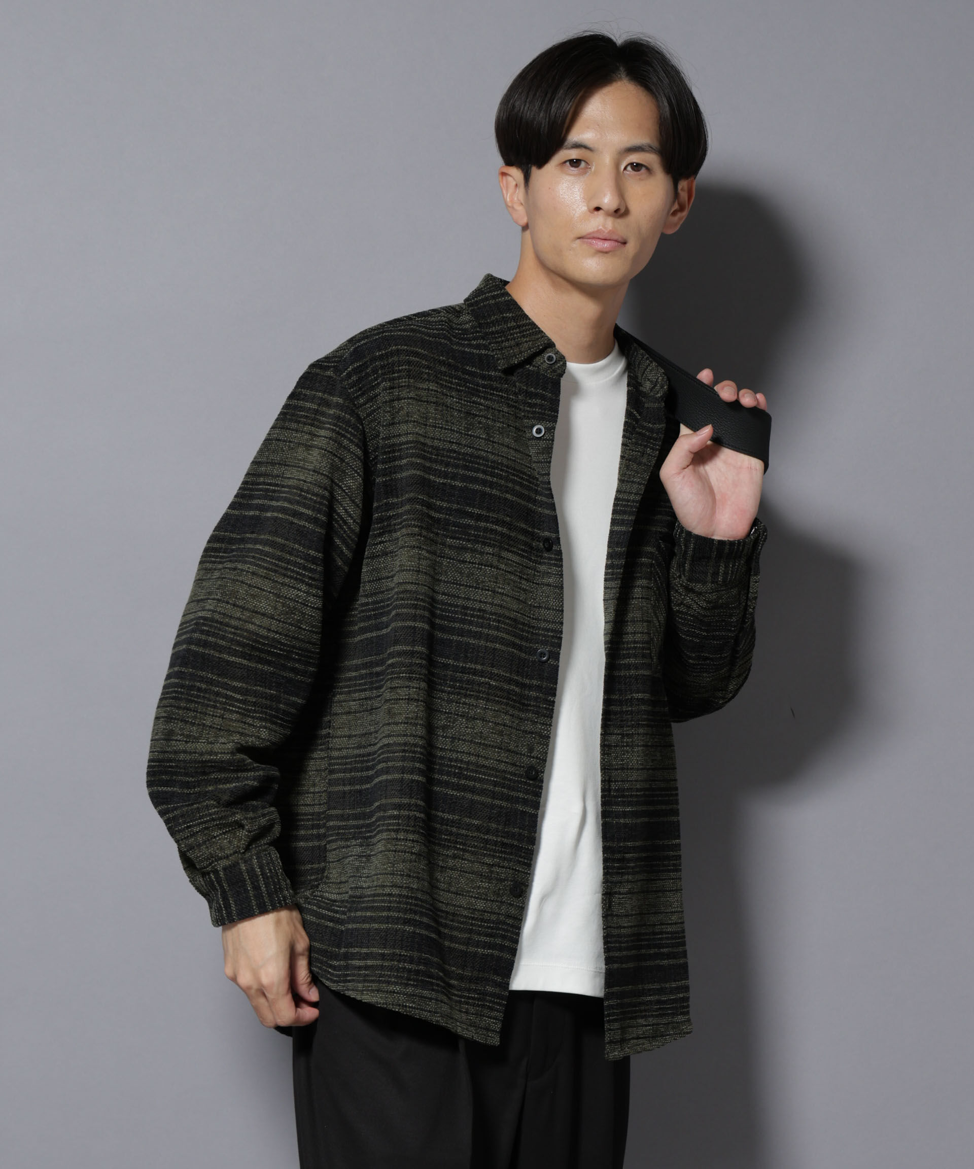 nano･universe「モールチェックシャツ 長袖」|シャツ・ブラウス|