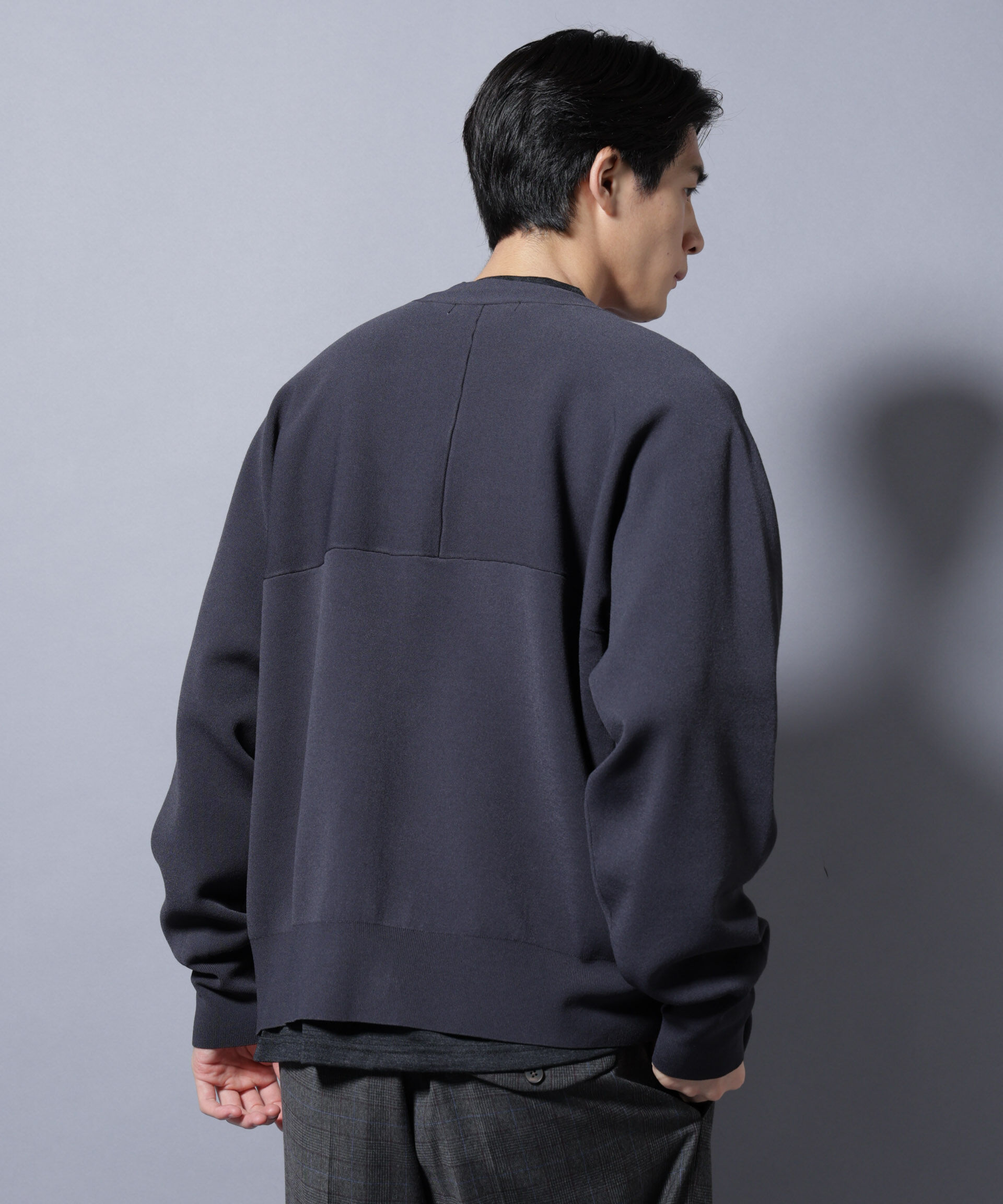 nano･universe「ELITE 7 FUNCTION W-FACE カーディガン」|ニット・セーター|