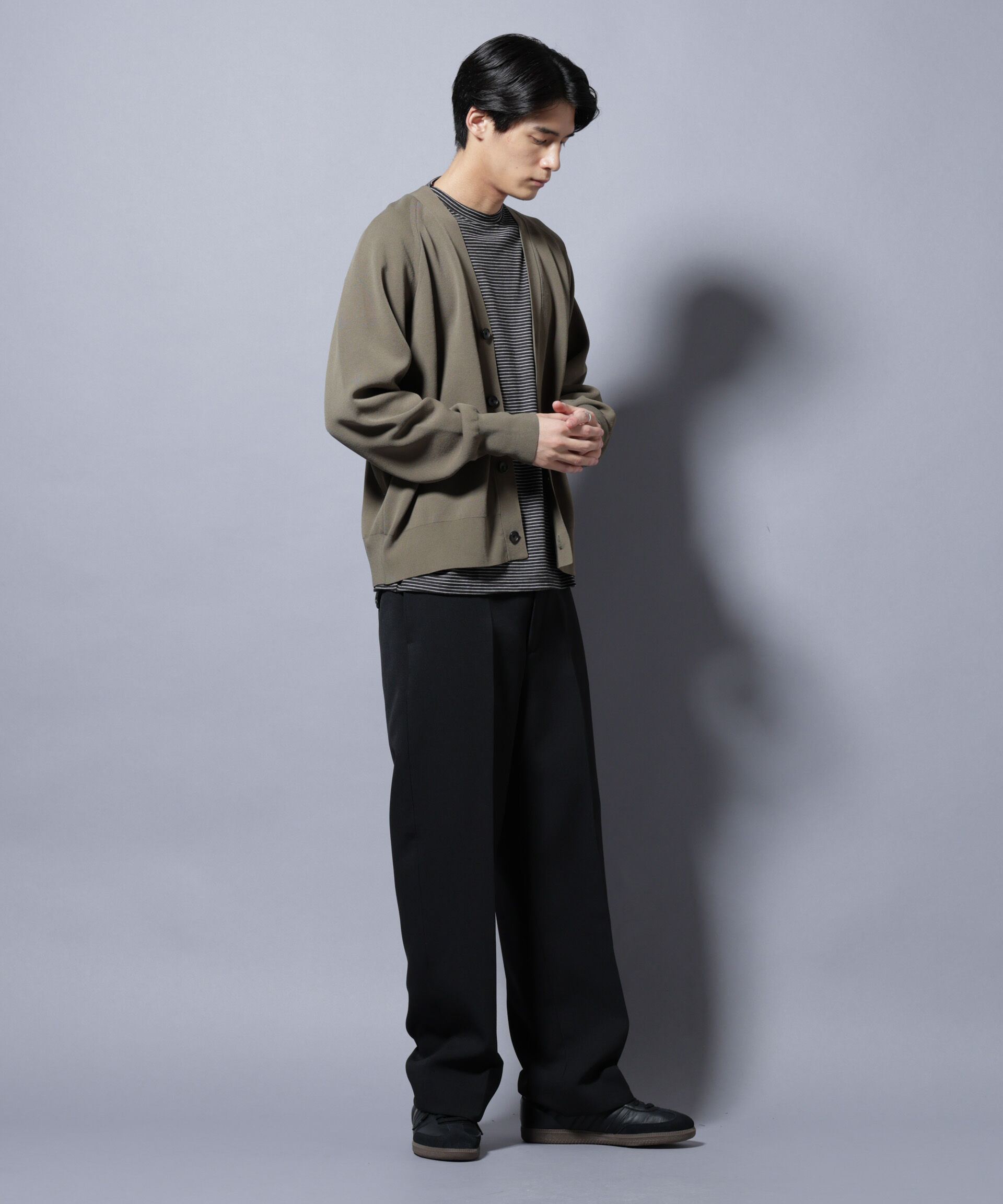 nano･universe「ELITE 7 FUNCTION W-FACE カーディガン」|ニット・セーター|