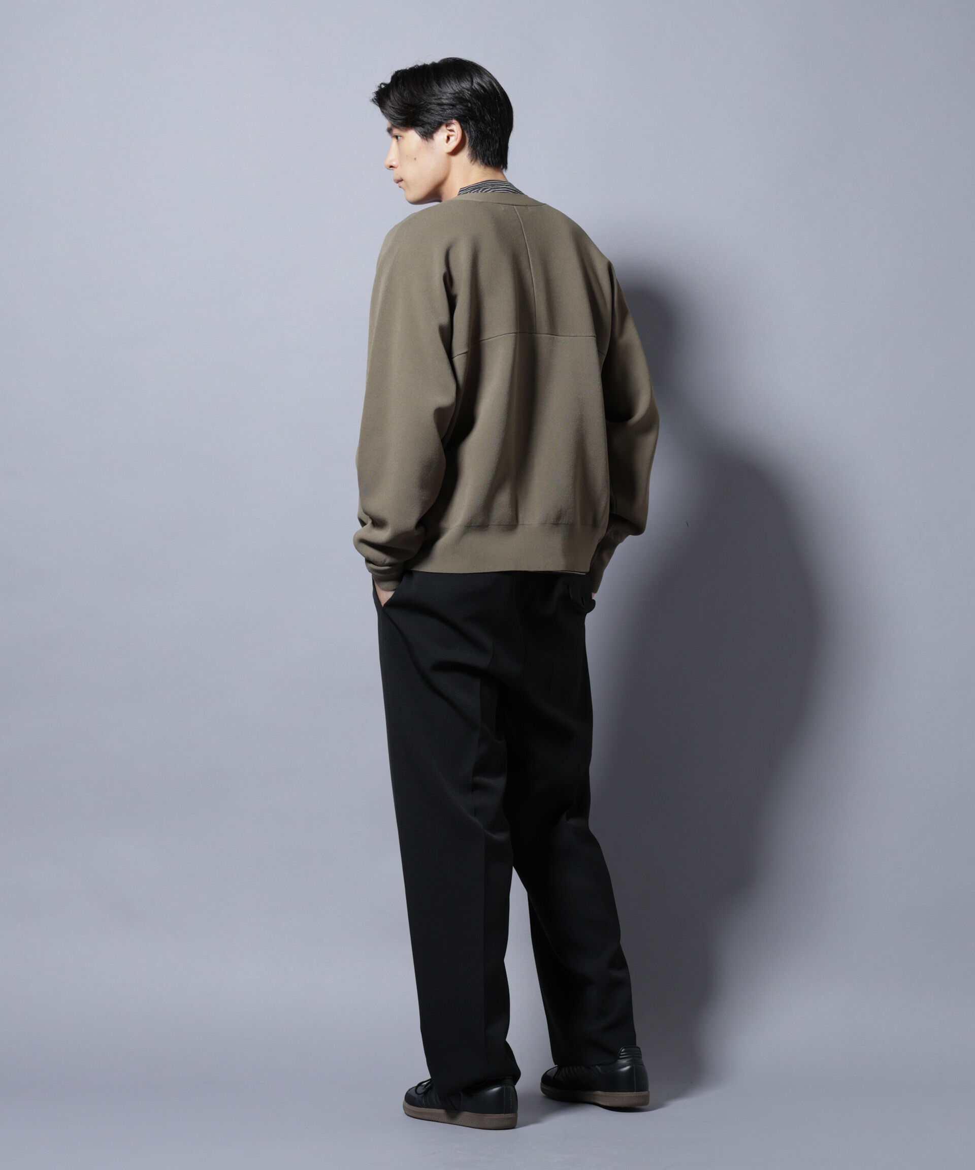 nano･universe「ELITE 7 FUNCTION W-FACE カーディガン」|ニット・セーター|