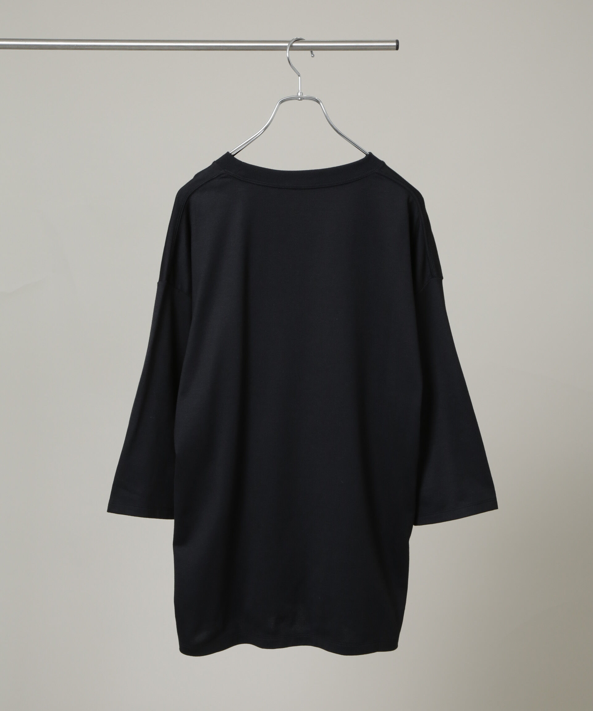 nano･universe「Anti Soaked(R) 汗染み防止 クルーネックワイドTシャツ七分袖」|Tシャツ・カットソー|