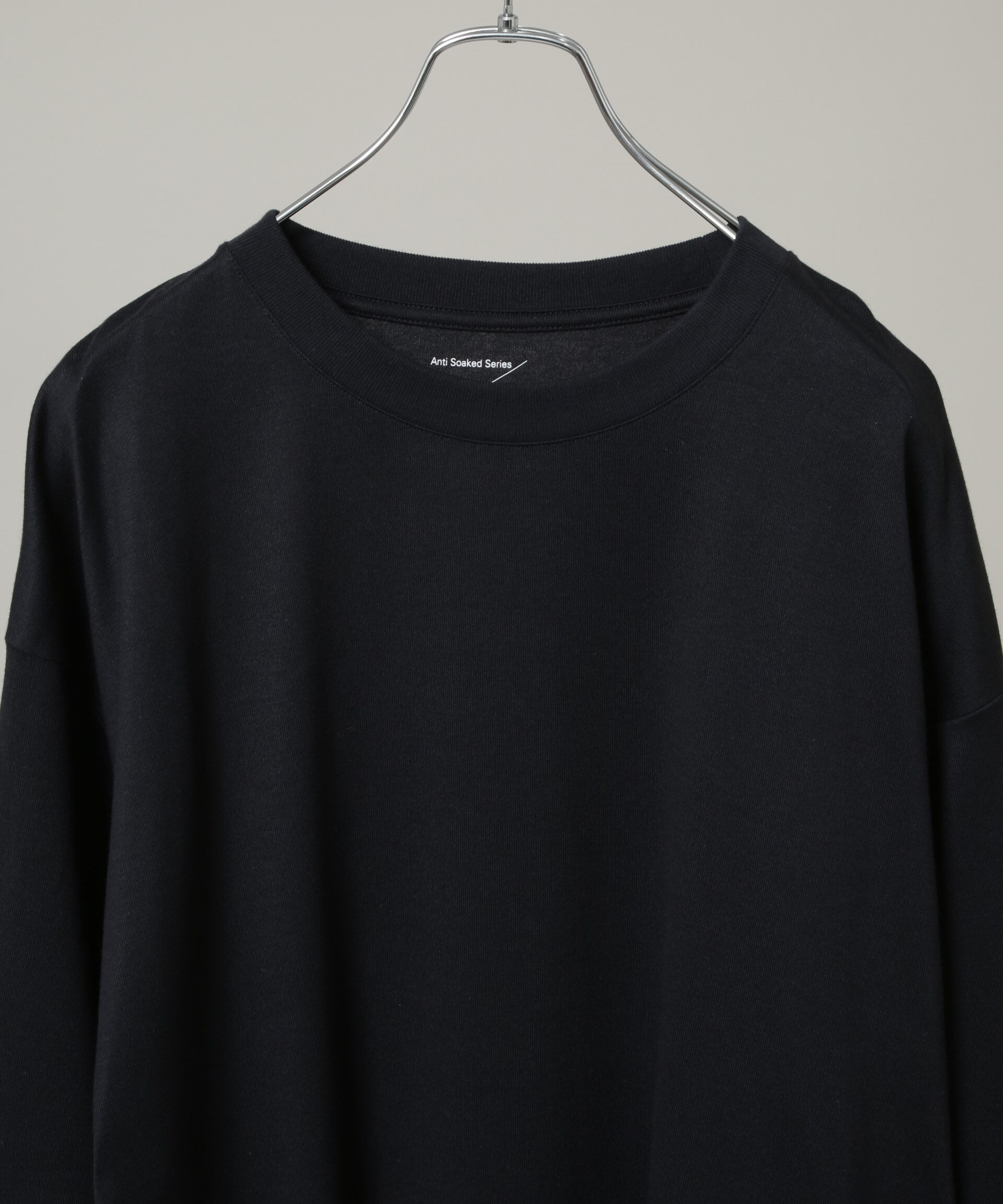 nano･universe「Anti Soaked(R) 汗染み防止 クルーネックワイドTシャツ七分袖」|Tシャツ・カットソー|