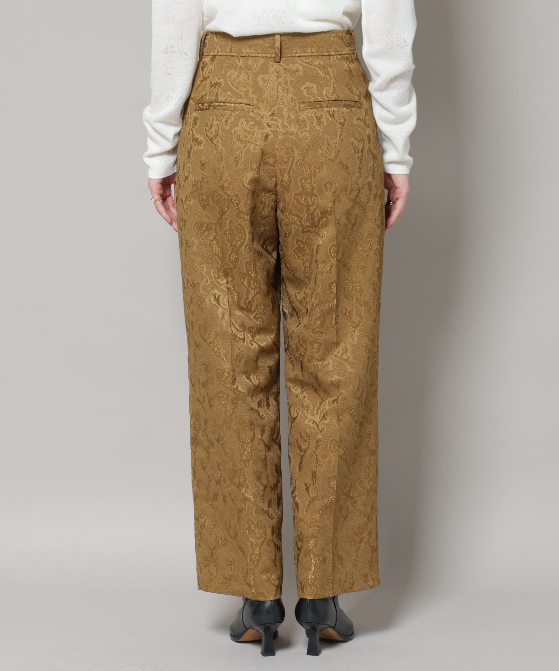 nano･universe「ジャガードタックパンツ」|チノ|