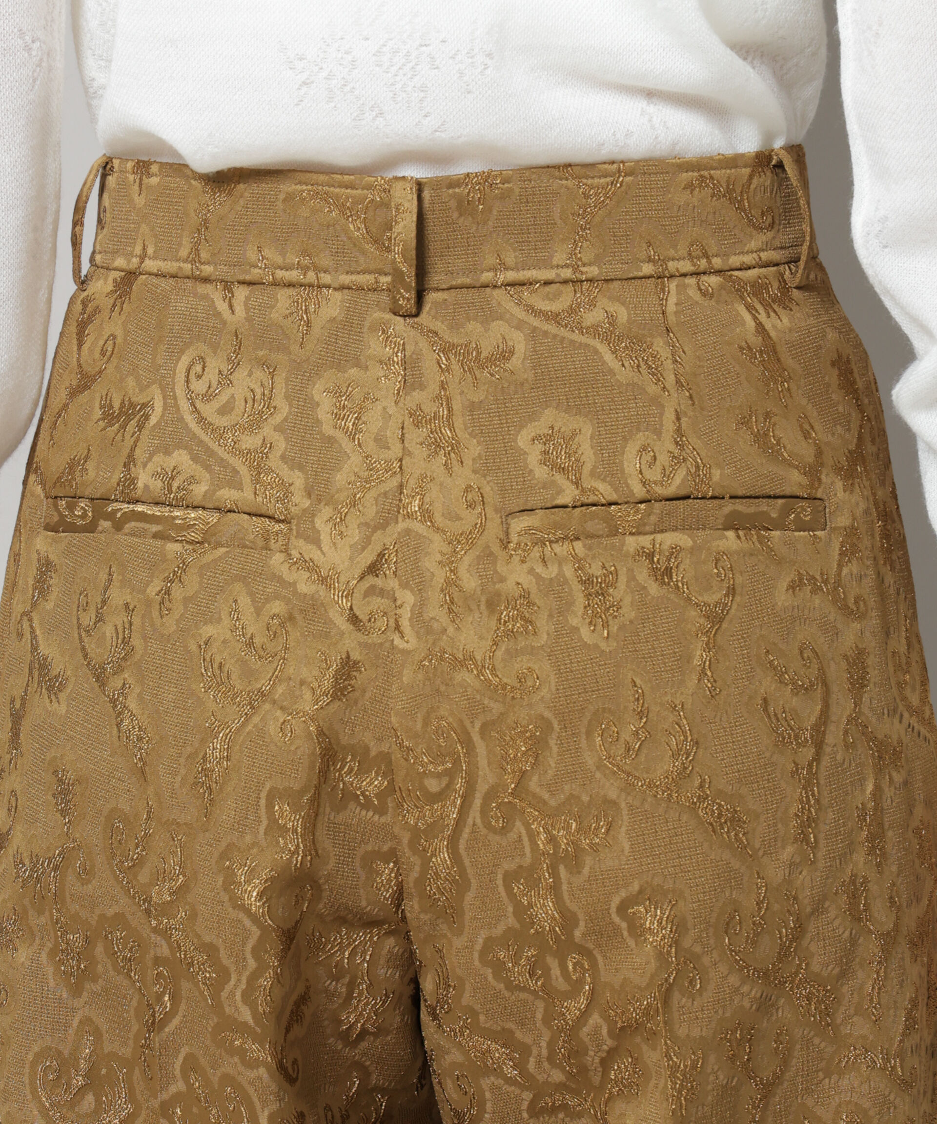 nano･universe「ジャガードタックパンツ」|チノ|