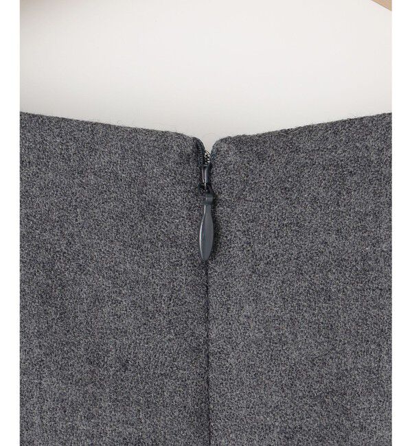 組曲「ウールジョーゼット スリットネックワンピース」|ワンピース|