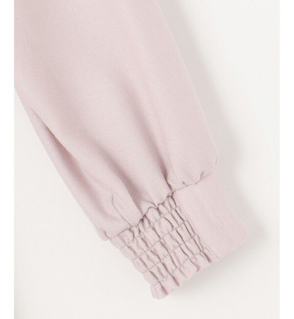 組曲「ウールジョーゼット スリットネックワンピース」|ワンピース|