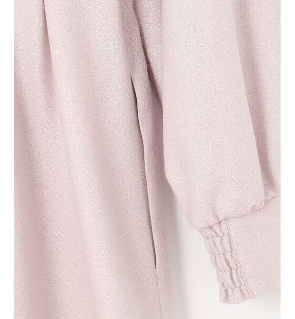 組曲「ウールジョーゼット スリットネックワンピース」|ワンピース|