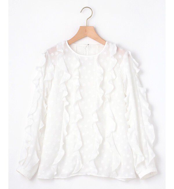 組曲「フラワーポイントシフォン ブラウス」|シャツ・ブラウス|