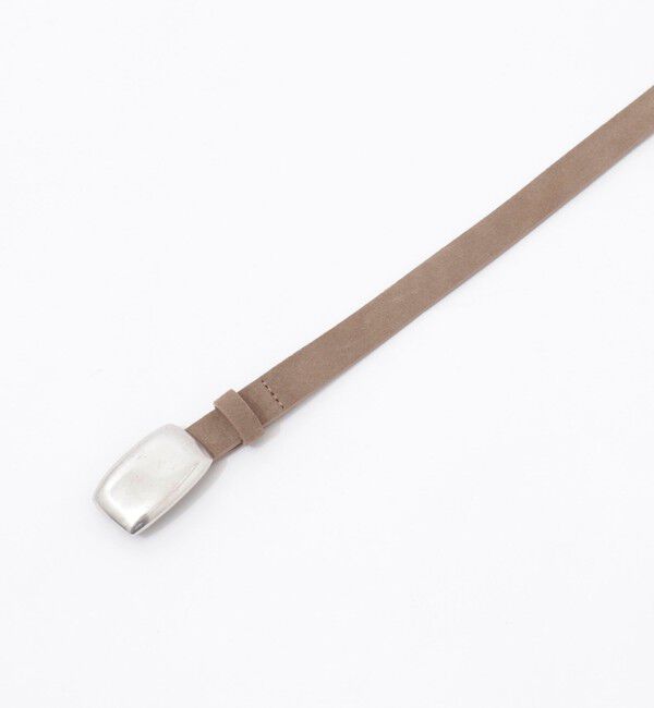 NOLLEY'S「【LEFIJE/レフィエ】スクエアボリュームバックルスエード」|ベルト|