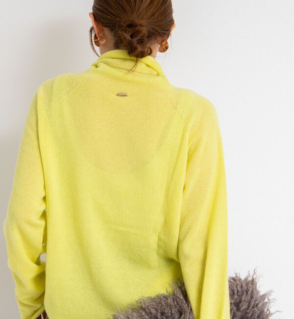 Rie Miller「【WEB&一部店舗限定】PUREカシミヤタートルネックニット」|ニット・セーター|