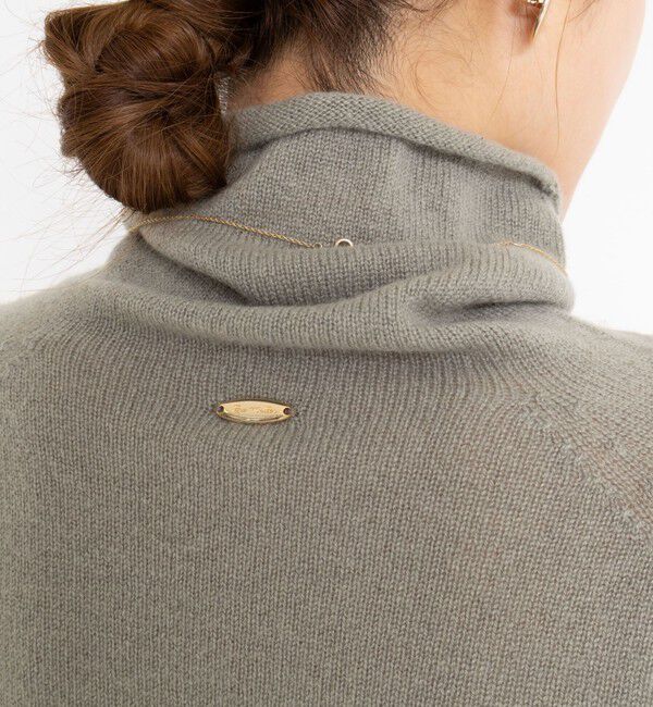 Rie Miller「【WEB&一部店舗限定】PUREカシミヤタートルネックニット」|ニット・セーター|