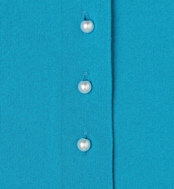 NOLLEY'S「《手洗い可能》コットンテックスクルーネックカーディガン」|カーディガン|