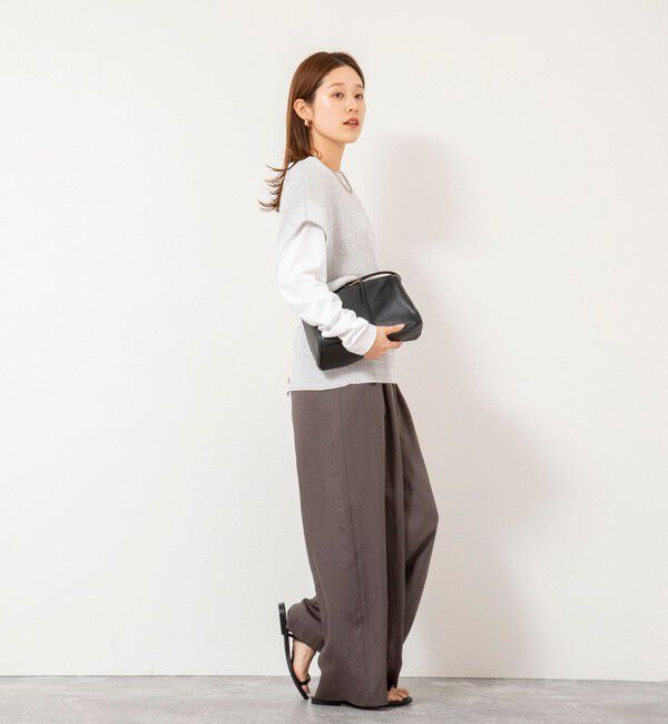 NOLLEY'S「【WEB＆一部店舗限定サイズアイテム】ウォッシャブルセルロースワイドパンツ」|その他|