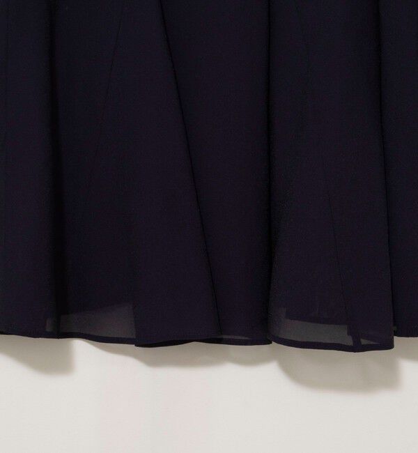 NOLLEY'S sophi「チュール襟付オーガンジーフレアシャツブラウス」|シャツ・ブラウス|