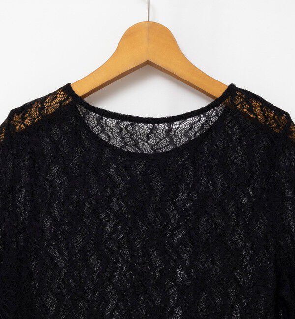 NOLLEY'S「ウォッシャブル袖フレアレースロンＴ」|Tシャツ・カットソー|