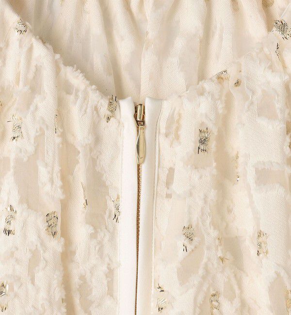 NOLLEY'S「《セットアップ対応》【KIRYU】ウォッシャブルラメジャガードブルゾン」|ブルゾン・スタジャン|