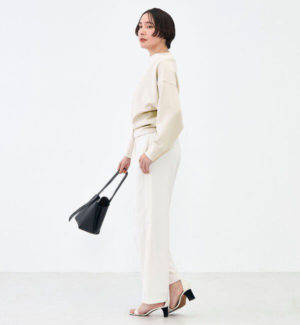 NOLLEY'S sophi「《セットアップ対応》ウォッシャブルボートネックライトダンボールプルオーバー」|Tシャツ・カットソー|