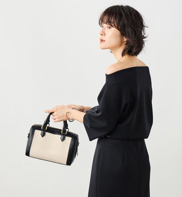 NOLLEY'S sophi「《セットアップ対応》ウォッシャブルボートネックライトダンボールプルオーバー」|Tシャツ・カットソー|