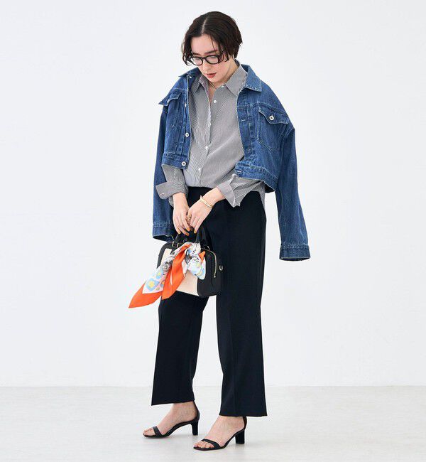 NOLLEY'S「ウォッシャブルハイスペック麻調愛されセミワイドパンツ」|その他|