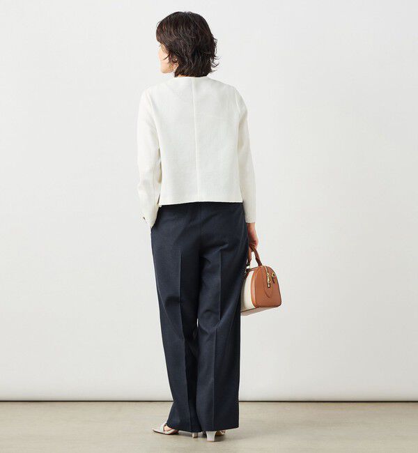 NOLLEY'S sophi「《セットアップ対応》ウォッシャブルスラブオックスタックワイドパンツ」|その他|