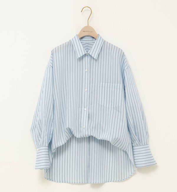 NOLLEY'S sophi「ウォッシャブルタンブラーストライプ3WAYシャツ」|シャツ・ブラウス|