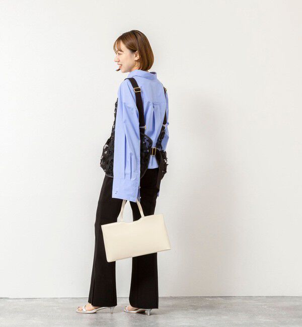 NOLLEY'S「【WEB限定】ウォッシャブルソフトリブフレアパンツ」|その他|