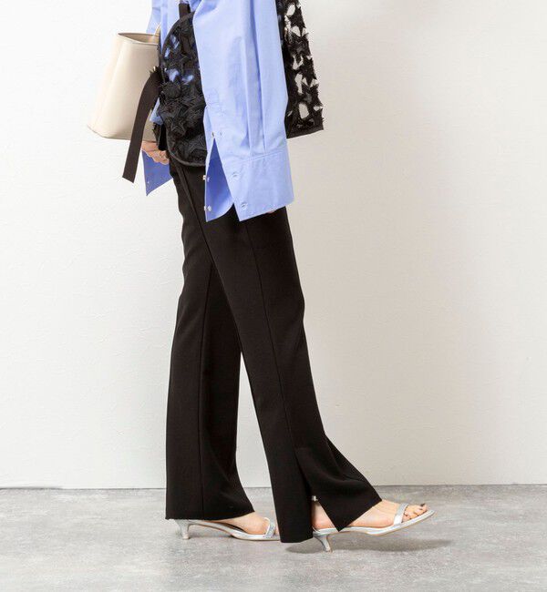 NOLLEY'S「【WEB限定】ウォッシャブルソフトリブフレアパンツ」|その他|