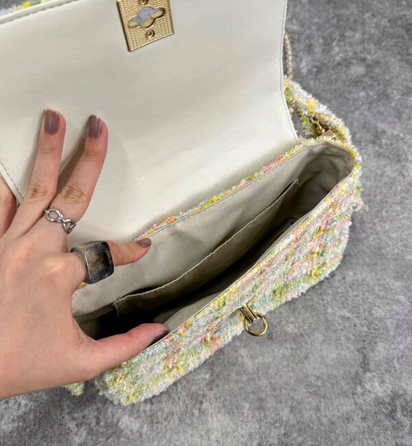 fredy emue「ツィードフラップバッグ」|ショルダー・メッセンジャー|