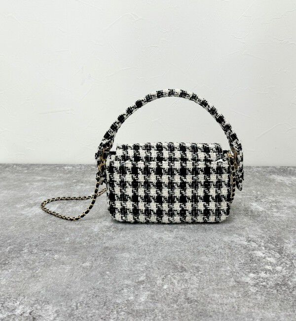 fredy emue「ツィードフラップバッグ」|ショルダー・メッセンジャー|