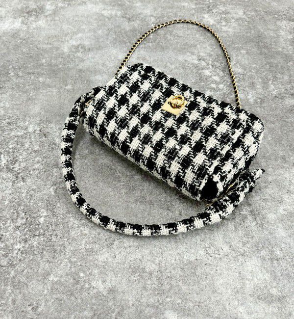 fredy emue「ツィードフラップバッグ」|ショルダー・メッセンジャー|