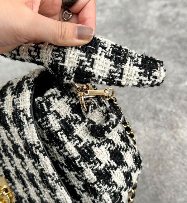 fredy emue「ツィードフラップバッグ」|ショルダー・メッセンジャー|